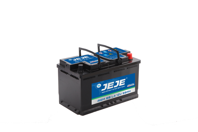 AGM Start-Stop Car Battery JEJE POWER 12V AGM80 L4 
