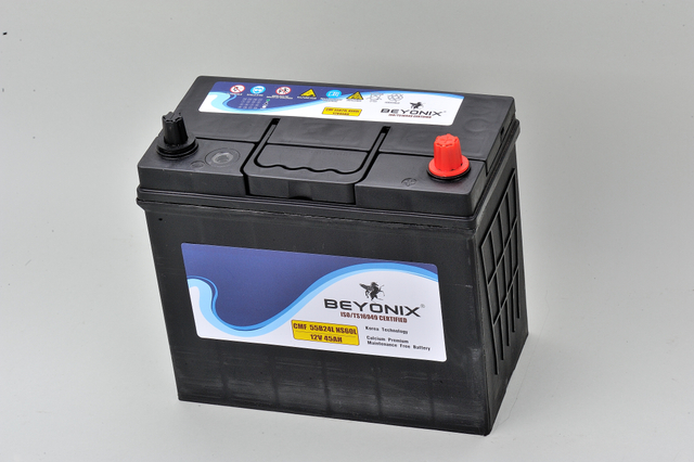 Jeje Europe Standard Beyonix Factory Supply JIS 12V45ah CMF 55B24L Car Starting Battery