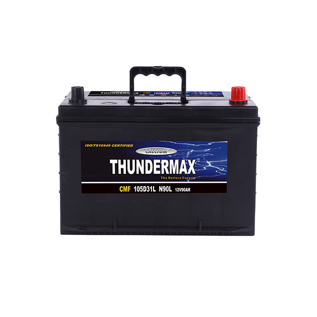 12V 90ah Cmf 105D31L Korean Quality for Africa Market Maintenance Free Car Battery